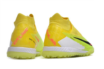 Nike Phantom GX Elite DF Link TF High-Tops Soccer Shoes - Yellow/Black/Red