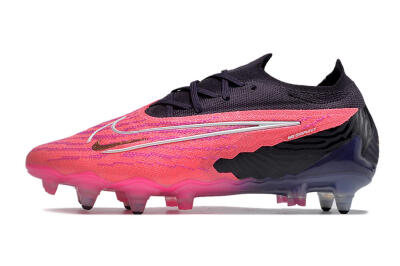 Nike Phantom GX Elite Link Pro SG Low-Tops Soccer Cleats - Pink/White/Black