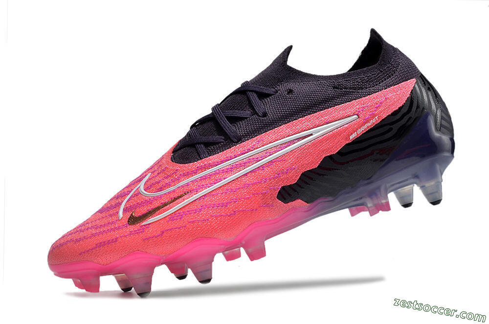 Nike Phantom GX Elite Link Pro SG Low-Tops Soccer Cleats - Pink/White/Black 5