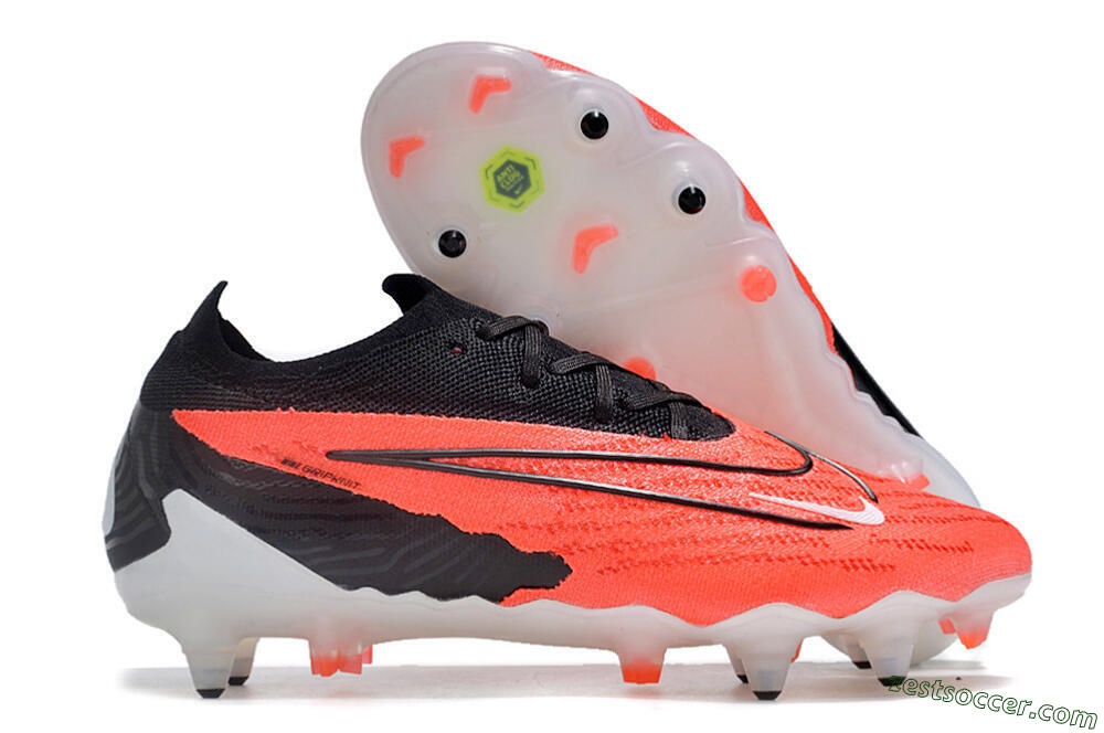 Nike Phantom GX Elite Link Pro SG Low-Tops Soccer Cleats - Red/White/Black 0