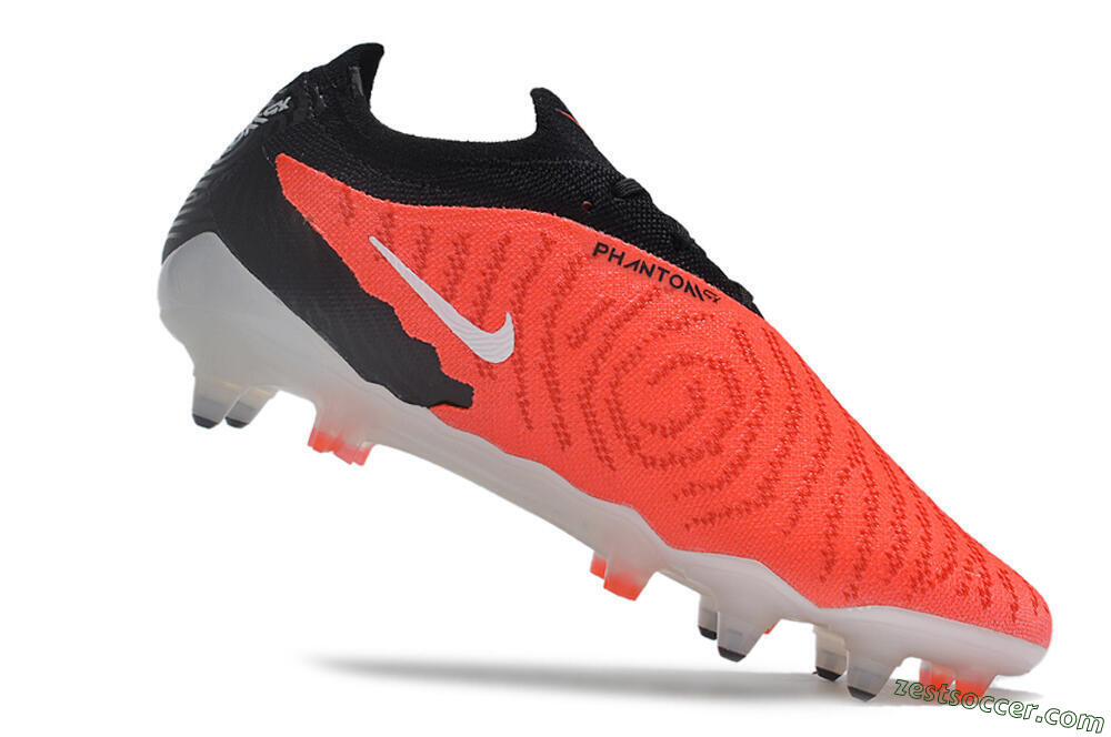 Nike Phantom GX Elite Link Pro SG Low-Tops Soccer Cleats - Red/White/Black 4