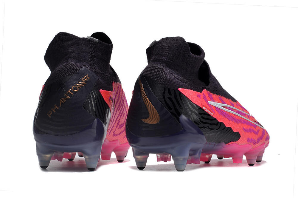 Nike Phantom GX Elite Link Pro SG High-Tops Soccer Cleats - Pink/White/Black 6