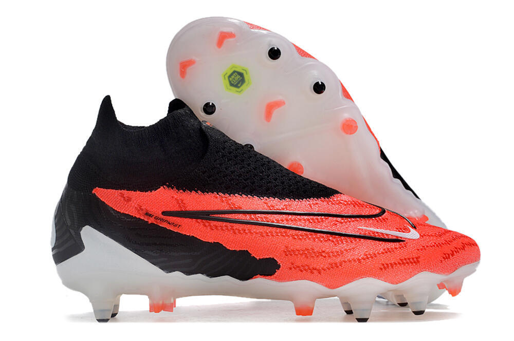 Nike Phantom GX Elite DF Link SG High-Tops Soccer Cleats - Red/White/Black 0