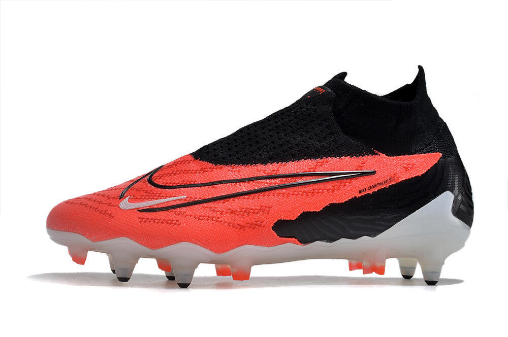 Nike Phantom GX Elite DF Link SG High-Tops Soccer Cleats - Red/White/Black 2