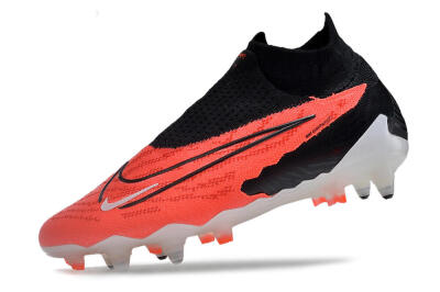 Nike Phantom GX Elite DF Link SG High-Tops Soccer Cleats - Red/White/Black