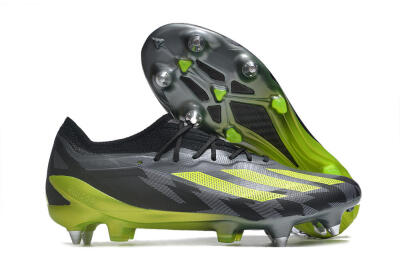 Adidas X Speedportal.1 SG Low-Tops Soccer Cleats - Grey/Black/Yellow