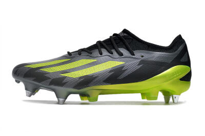 Adidas X Speedportal.1 SG Low-Tops Soccer Cleats - Grey/Black/Yellow