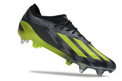 Adidas X Speedportal.1 SG Low-Tops Soccer Cleats - Grey/Black/Yellow