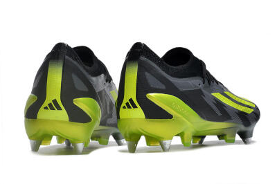 Adidas X Speedportal.1 SG Low-Tops Soccer Cleats - Grey/Black/Yellow