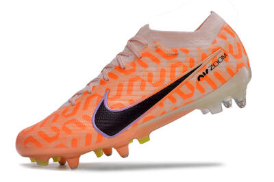 Nike Air Zoom Mercurial Vapor 15 Elite SG Low-Tops Soccer Cleats - Orange/Pink/Black/Purple