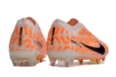 Nike Air Zoom Mercurial Vapor 15 Elite SG Low-Tops Soccer Cleats - Orange/Pink/Black/Purple