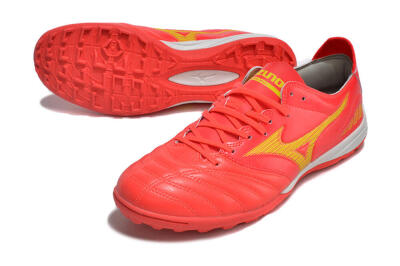 Mizuno Morelia Neo 3 Pro TF Low-Tops Soccer Shoes - Red/Yellow/White