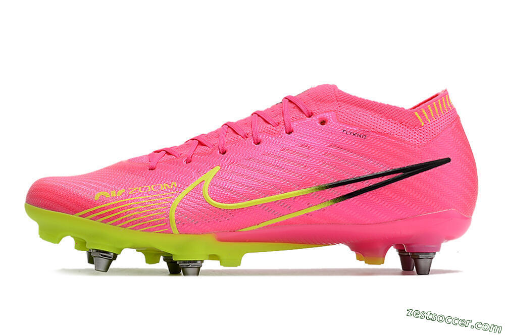Nike Air Zoom Mercurial Vapor 15 Elite SG Low-Tops Soccer Cleats - Red/Yellow/Black 2