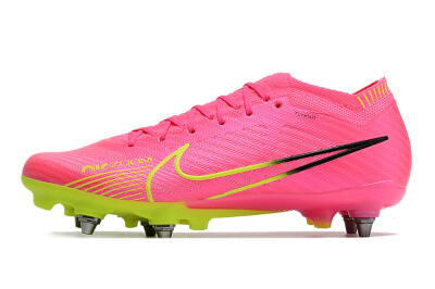 Nike Air Zoom Mercurial Vapor 15 Elite SG Low-Tops Soccer Cleats - Red/Yellow/Black