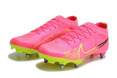 Nike Air Zoom Mercurial Vapor 15 Elite SG Low-Tops Soccer Cleats - Red/Yellow/Black
