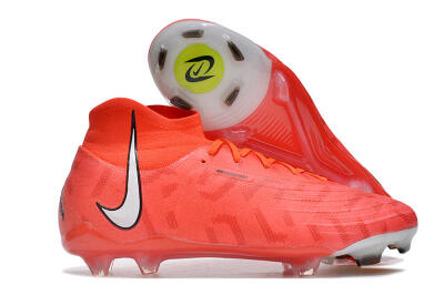 Nike Phantom Luna Elite FG High-Tops Soccer Cleats - Pink/White/Black