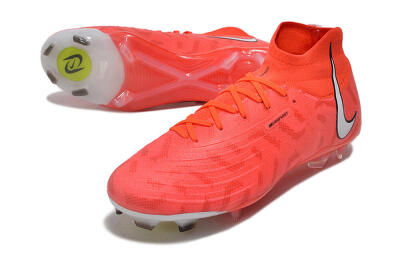 Nike Phantom Luna Elite FG High-Tops Soccer Cleats - Pink/White/Black