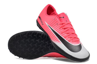NIke Mercuricalx Victory 6 TF Low-Tops Soccer Shoes - Pink/Grey/Black