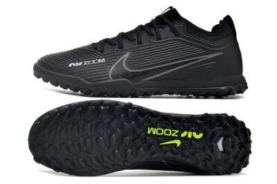 Nike Air Zoom Mercurial Vapor 15 Pro TF Low-Tops Soccer Shoes - Black/White/Yellow
