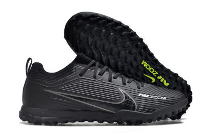 Nike Air Zoom Mercurial Vapor 15 Pro TF Low-Tops Soccer Shoes - Black/White/Yellow