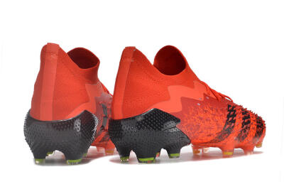 Adidas Predator Freak.1 Low FG High-Tops Soccer Cleats - Red/Black