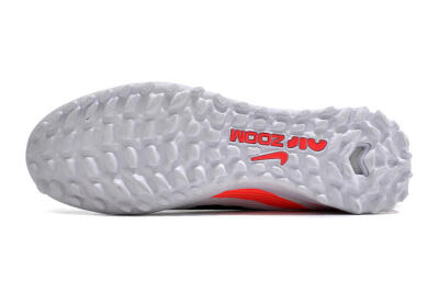 Nike Air Zoom Mercurial Vapor 15 Pro TF Low-Tops Soccer Shoes - White/Black/Red