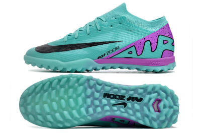 Nike Air Zoom Mercurial Vapor 15 Elite TF Low-Tops Soccer Shoes - Blue/Black/Purple