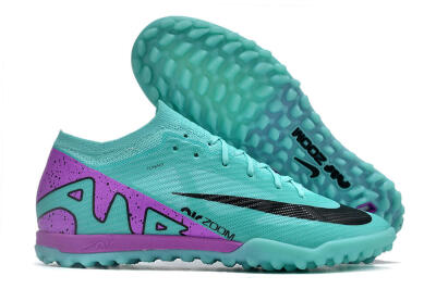 Nike Air Zoom Mercurial Vapor 15 Elite TF Low-Tops Soccer Shoes - Blue/Black/Purple