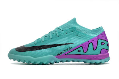 Nike Air Zoom Mercurial Vapor 15 Elite TF Low-Tops Soccer Shoes - Blue/Black/Purple