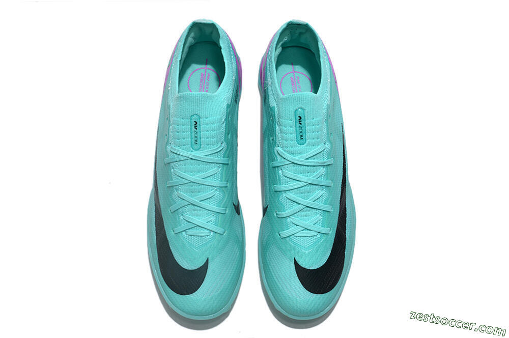 Nike Air Zoom Mercurial Vapor 15 Elite TF Low-Tops Soccer Shoes - Blue/Black/Purple 4