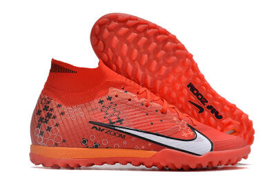 Nike Air Zoom Mercurial Superfly 9 Elite TF High-Tops Soccer Shoes - Red/White/Black