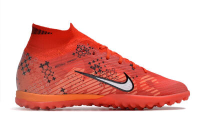 Nike Air Zoom Mercurial Superfly 9 Elite TF High-Tops Soccer Shoes - Red/White/Black