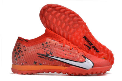 Nike Air Zoom Mercurial Vapor 15 Elite TF Low-Tops Soccer Shoes - Red/White/Black