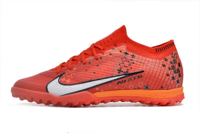 Nike Air Zoom Mercurial Vapor 15 Elite TF Low-Tops Soccer Shoes - Red/White/Black