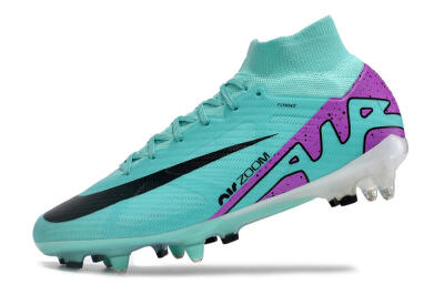 Nike Air Zoom Mercurial Superfly 9 Elite SG High-Tops Soccer Cleats - Blue/Purple/Black