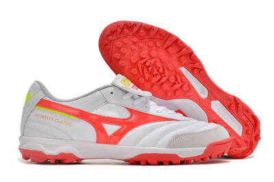 Mizuno Morelia Classic TF Low-Tops Soccer Shoes - White/Red/Green