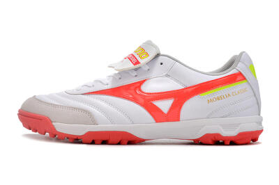 Mizuno Morelia Classic TF Low-Tops Soccer Shoes - White/Red/Green