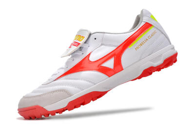 Mizuno Morelia Classic TF Low-Tops Soccer Shoes - White/Red/Green