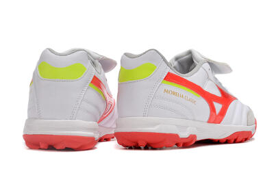 Mizuno Morelia Classic TF Low-Tops Soccer Shoes - White/Red/Green