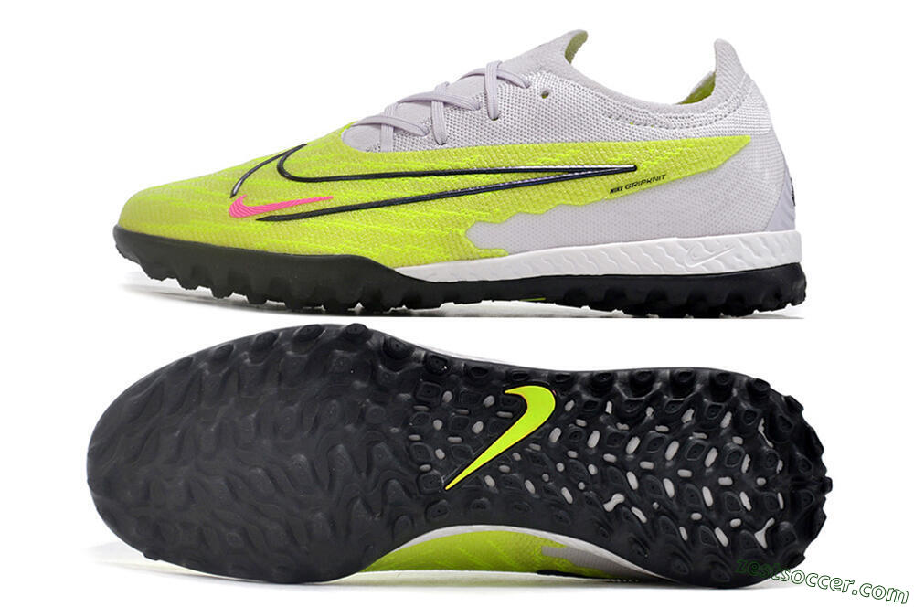 Nike Phantom GX Elite TF Low-Tops Soccer Shoes - Green/Blue/White 1