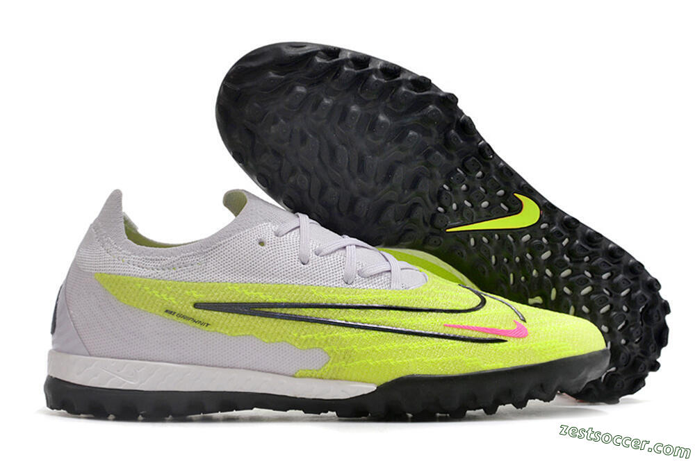Nike Phantom GX Elite TF Low-Tops Soccer Shoes - Green/Blue/White 0