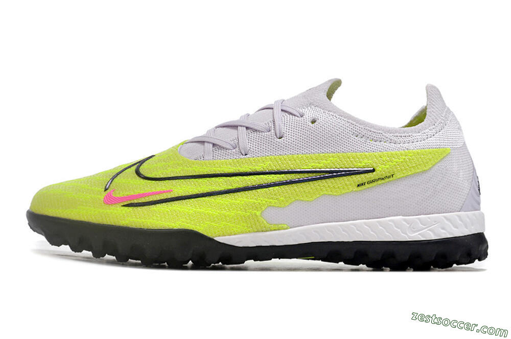 Nike Phantom GX Elite TF Low-Tops Soccer Shoes - Green/Blue/White 2