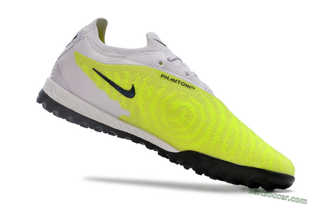 Nike Phantom GX Elite TF Low-Tops Soccer Shoes - Green/Blue/White 4