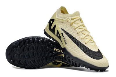 Nike Air Zoom Mercurial Vapor 15 Elite TF Low-Tops Soccer Shoes - Beige/Black