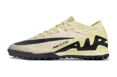 Nike Air Zoom Mercurial Vapor 15 Elite TF Low-Tops Soccer Shoes - Beige/Black