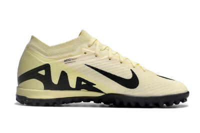 Nike Air Zoom Mercurial Vapor 15 Elite TF Low-Tops Soccer Shoes - Beige/Black