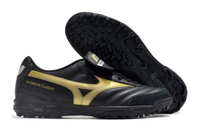 Mizuno Morelia Classic TF Low-Tops Soccer Shoes - Black/Gold