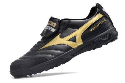 Mizuno Morelia Classic TF Low-Tops Soccer Shoes - Black/Gold