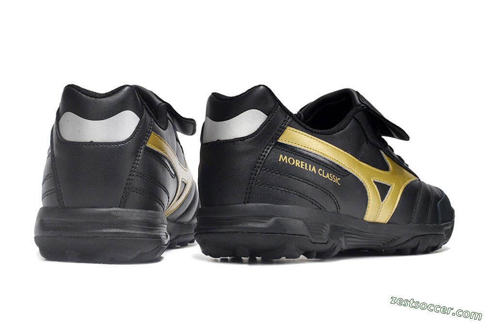 Mizuno Morelia Classic TF Low-Tops Soccer Shoes - Black/Gold 6