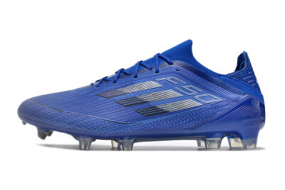 Adidas F50 Adizero FG Low-Tops Soccer Cleats - Blue/Silver/Black